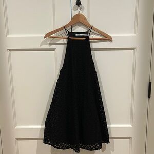 Kimchi Blue (Urban Outfitters) Black Halter Mini Sundress